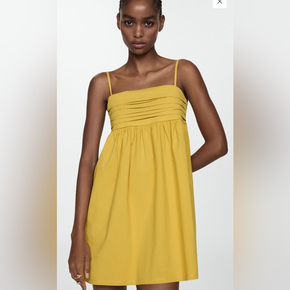 NWT! Mango Draped neckline dress, US 10 (Large) - Picture 7 of 7